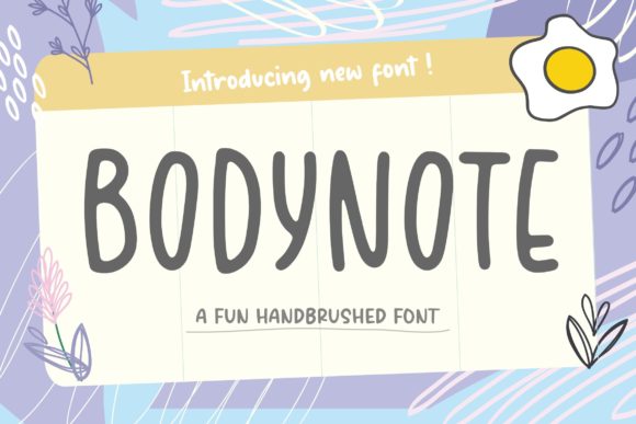 Bodynote: A Playful Font for Campaign Creativity
