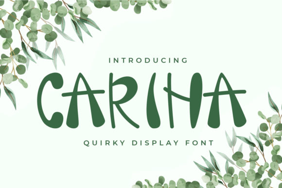 Carina: A Bold Display Font for Handmade Creations
