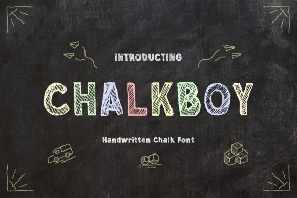 Chalkboy: A Playful Display Font for Branding and Creativity