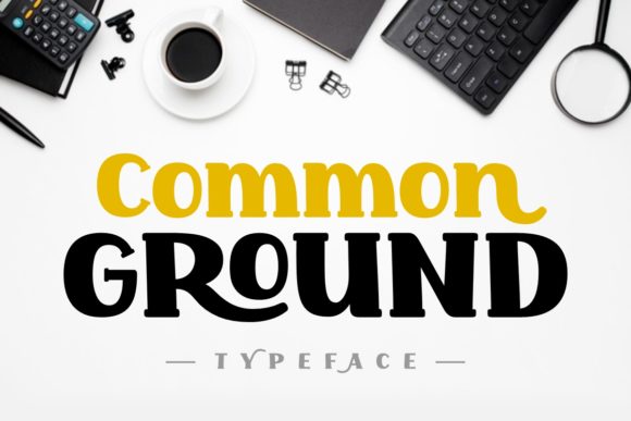 Common Ground: A Bold Font for Digital Design