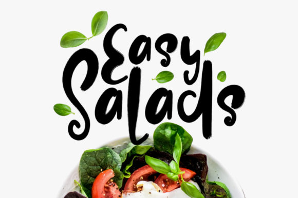 Easy Salads Font for Eye-Catching Campaigns