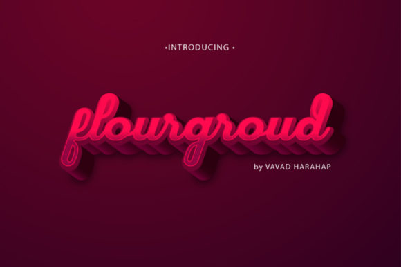 Flourground Font for Business Branding