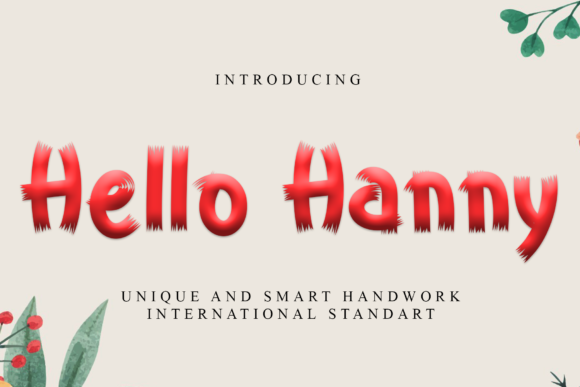 Font Choice That Speaks Volumes: Hello Hanny in Editorial Design