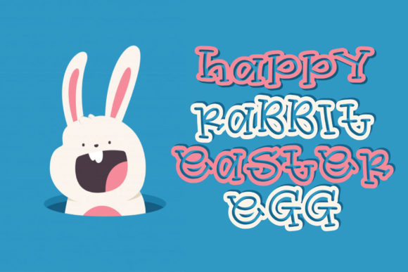 Happy Rabbit Easter Egg: A Font That Brings Joy to Every Project