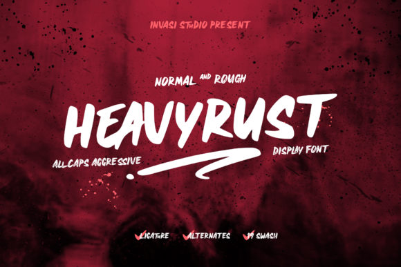 Heavyrust: A Bold Typeface for Editorial Design