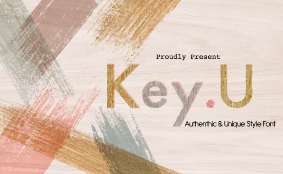 Key U: A Display Font for Bold Visual Statements