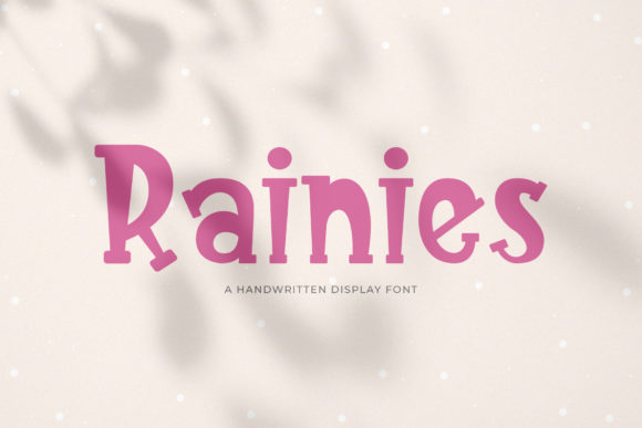 Rainies Display Font Review
