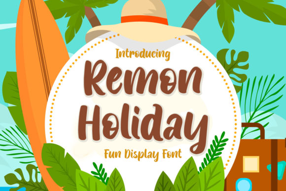 Remon Holiday: A Playful Font for Eye-Catching Campaigns