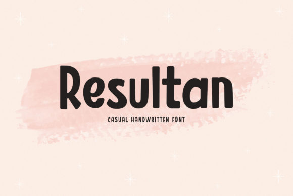 Resultan: A Versatile Display Font for Editorial Design