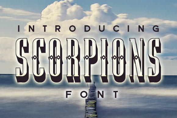 Scorpions Font for Bold Editorial Design