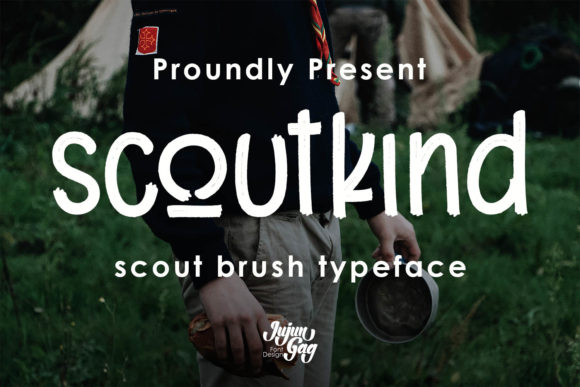 Scoutkind: A Quirky Display Font for Modern Web Projects