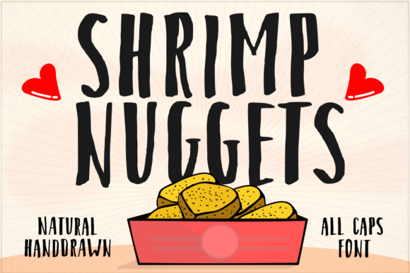 Shrimp Nuggets Font for Editorial Design
