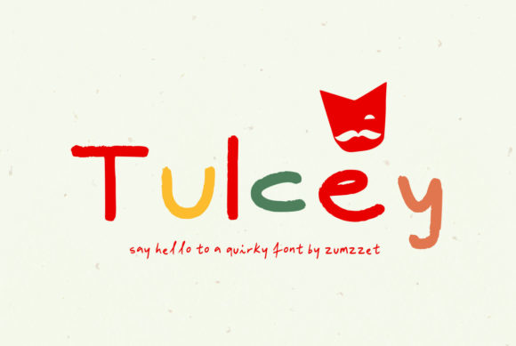 Tulcey: A Quirky Display Font for Creative Branding